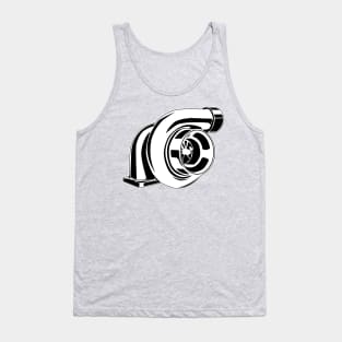 TURBO CHARGER Car part jdm illustration Tank Top